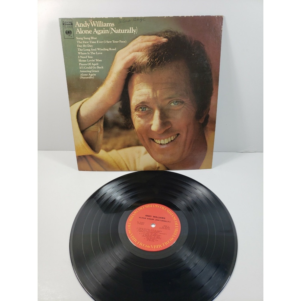 Andy Williams ALONE AGAIN (NATURALLY) (Columbia) 1972 VG+/VG+ R9